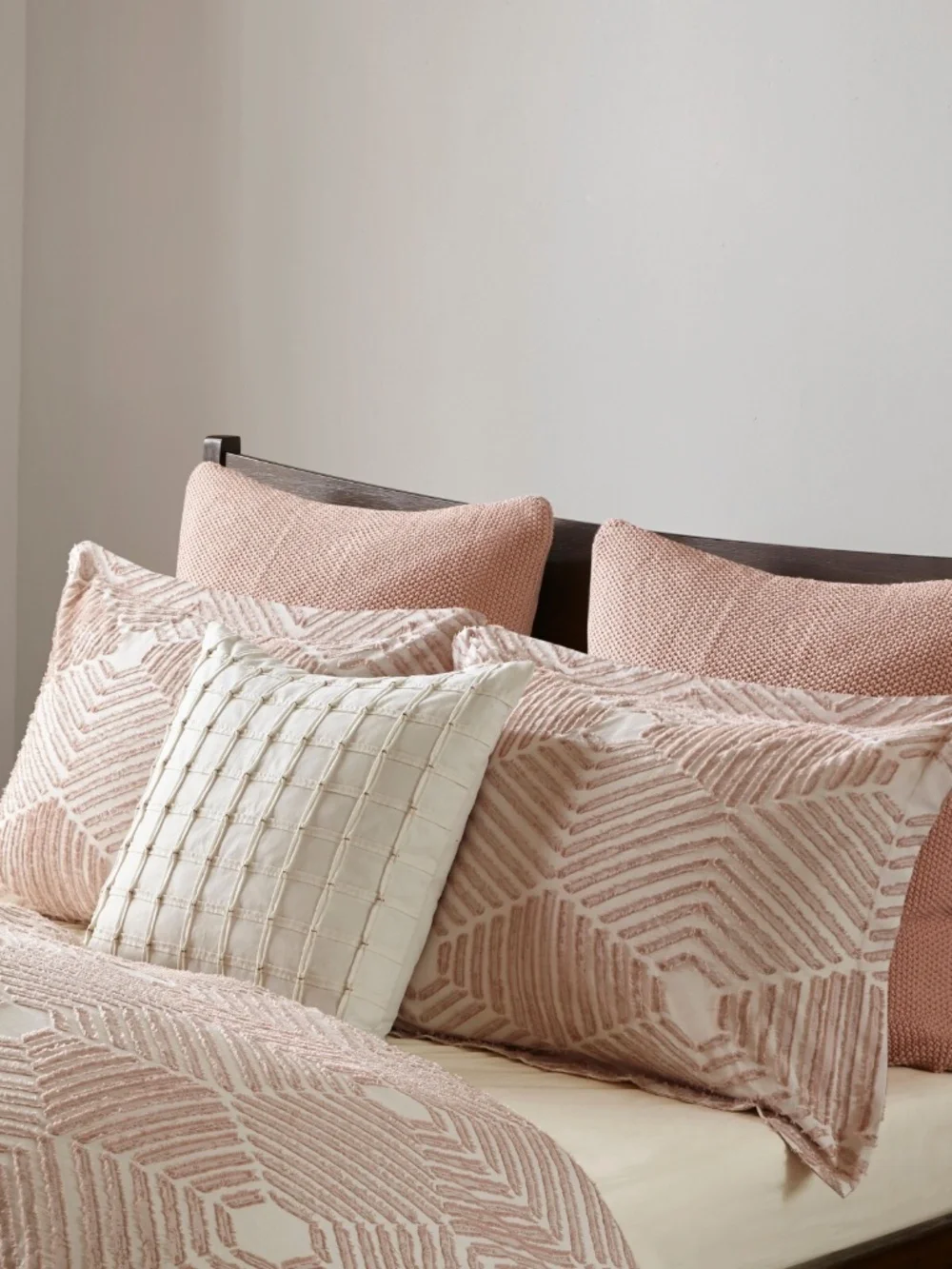 INK+IVY King Comforter Set King/Cal King, Blush 3 Piece 086569174154